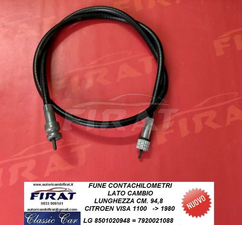 FUNE CONTACHILOMETRI CITROEN VISA 1100 L.C. (8501020948)